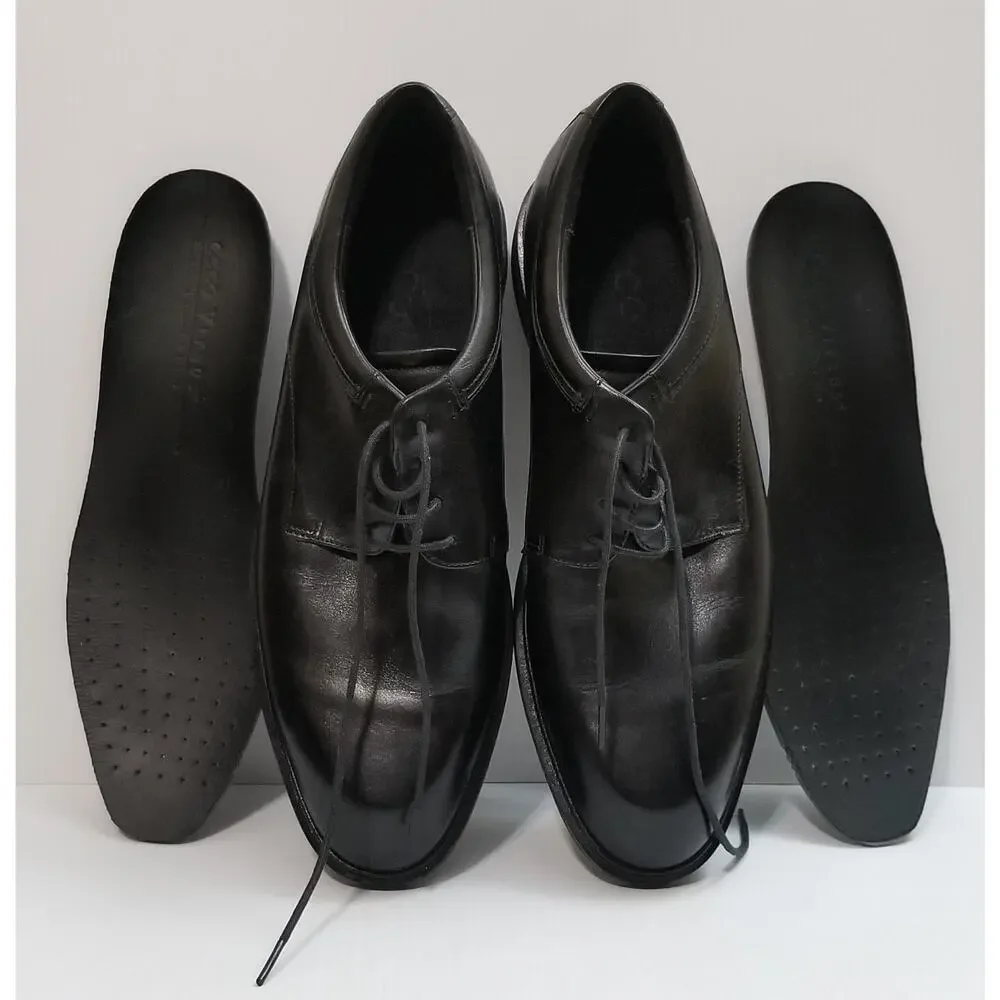Ecco Metropole London Loafers Dress Shoes Mens Sz 13-13.5 US 47 EU Black Leather